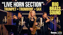 record trumpet trombone saxophone brass horn section