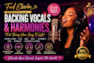 record afrobeat choir backing vocals and catchy vocal harmonies