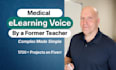 narrate medical elearning as a former teacher