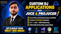develop juce projucer vst audio dj applications using oop cpp programming