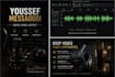 record a deep arabic and english voice over