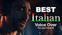 create a professional male italian voiceover