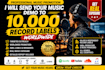 send your demo to 10,000 record labels