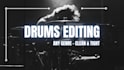 edit, quantize and mix your raw drums