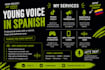 record a young latin spanish voice over