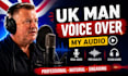 record real UK youtube voice over for monetization