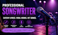 ghostwrite rap pop and rnb songs professionally