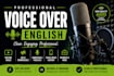 record a professional english voice over