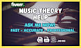 help you solve music theory and notation assignments