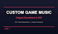 compose custom game music and soundtrack