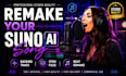 recreate remake suno ai song, backing track, stem