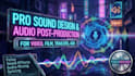 do professional sound effects and audio design for your video