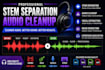 separate stems and clean up your audio tracks