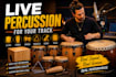 record live cajón, conga, bongo, triangle, guiro and taiko for your track