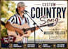 write record custom country song with musical theater vocal