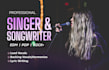 your pro singer and songwriter for pop, rock, edm, indie