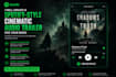 create a cinematic spotify style audio trailer for your book