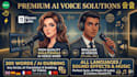 do ai voice over using eleven lab over 100 languages
