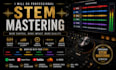 do professional stem mastering for your song