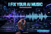 fix mix and master your ai generated music suno or udio