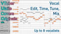 edit, tune, timing and mix your vocals using melodyne and daw