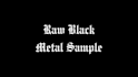 compose an authentic black metal song for your project