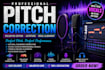 professional pitch correction, autotune, melodyne editing and vocal alignment