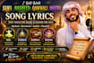 write sufi, qawwali, nasheed and mantra song lyrics