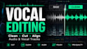 edit, clean or cut your audio tracks or vocals professionally