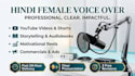 do professional hindi voice over