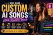 make custom ai songs with realistic vocals