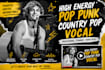 record a high energy pop punk and country pop vocal