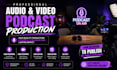 do weekly podcast production in 24hr