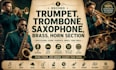 record trumpet, trombone, saxophone, brass, horn section