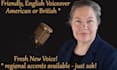 record a friendly english female voiceover for your project