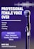 provide a clear and engaging female voice over
