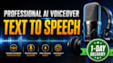 create hyper realistic ai voiceover and text to speech