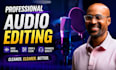 remove background noise, hum, hiss and echo from your audio