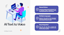 do professional text to speech voice over using ai