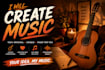 record acoustic or classical guitar for your song