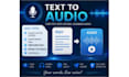 convert your text into natural and high quality audio
