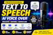 convert text to speech with realistic ai voice over
