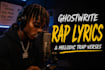 ghostwrite emotional melodic rap and afro drill lyrics