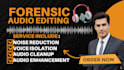 clean and restore noisy interview, podcast, or voice recording audio