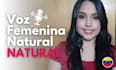 do a natural female voice over