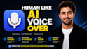 create real human like ai voice over text to speech