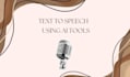 create a high quality ai voice for you