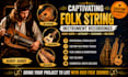 record real folk string instruments, gurdy, hurdy, autoharp, dulcimer, charango
