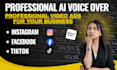 generate professional elevenlabs ai voiceover
