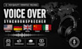 be your german, america, british,chinese, italy voice actor and synchronsprecher